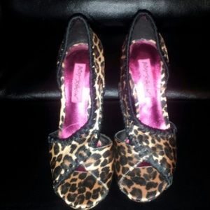 Betsey leopard heels
