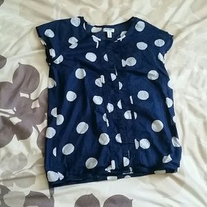 A polka dot t shirt