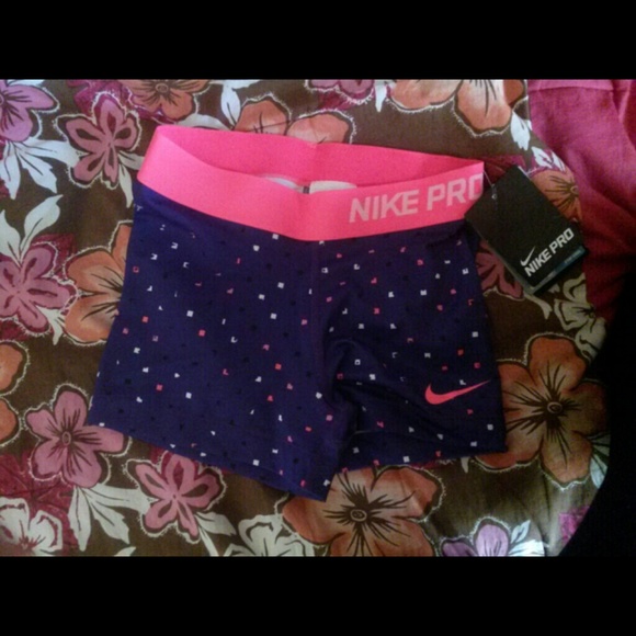 Pink and Purple Nike Pro's