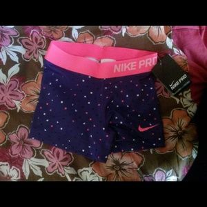 Pink and Purple Nike Pro's