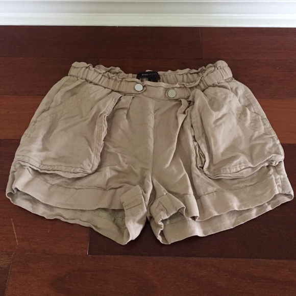 BCBG linen shorts