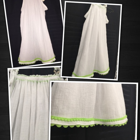 💐Childs White gauzy dress💐