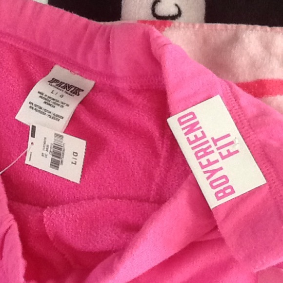 SOLD BNWT VS PINK boyfriend fit sweatpants - Picture 3 of 3