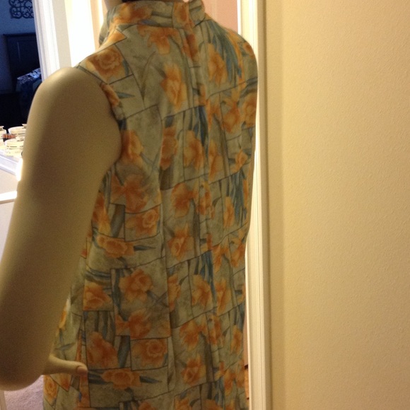 Vintage handmade daffodil dress with jacket OOAK - Picture 4 of 4