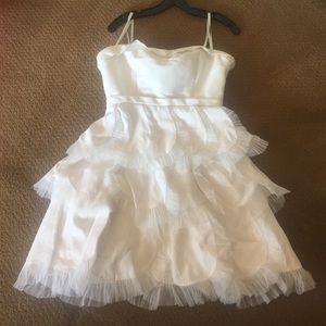 BCBG white dress