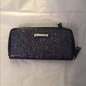 Black sparkly wallet