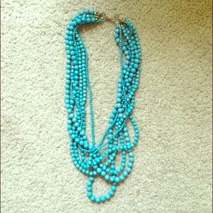 Turquoise statement necklace