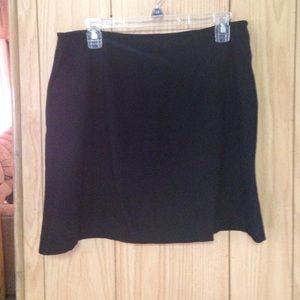 Express black slit skirt