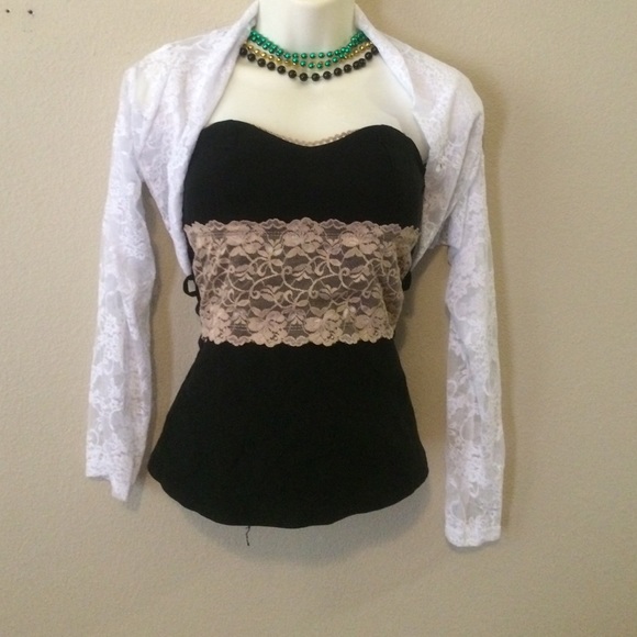 White lace bolero