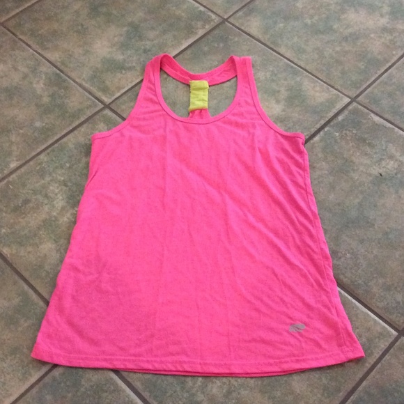 Hot pink workout tank