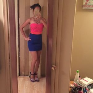❌SOLD❌Bodycon strapless dress size small new!