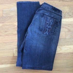 Citizens of Humanity Ava Stretch Leopard Straight