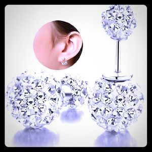 Double ball earrings
