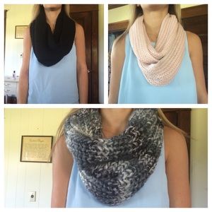 Knit scarf bundle