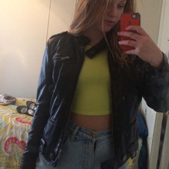 Faux leather jacket - Picture 1 of 2