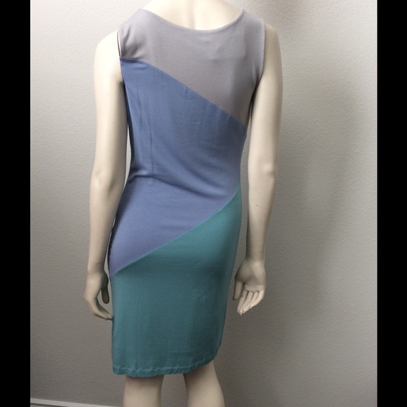 Jonathan Sanders Colorblock Cutout Dress - Picture 3 of 5
