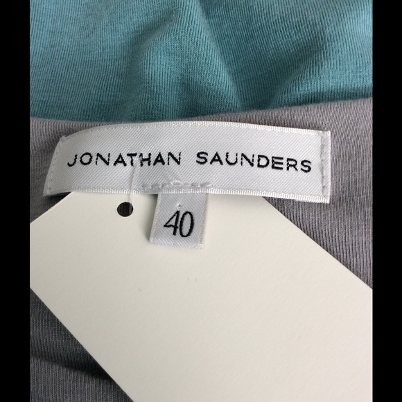 Jonathan Sanders Colorblock Cutout Dress - Picture 4 of 5