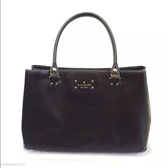 kate spade Handbags - Kate Spade Wellesley Fallon bag NWOT black leather