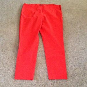 CHAUS SPORT red orange petite pants