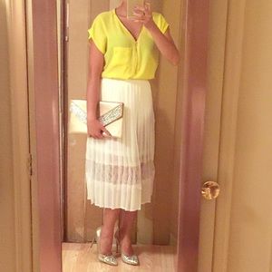 White skirt size small new!