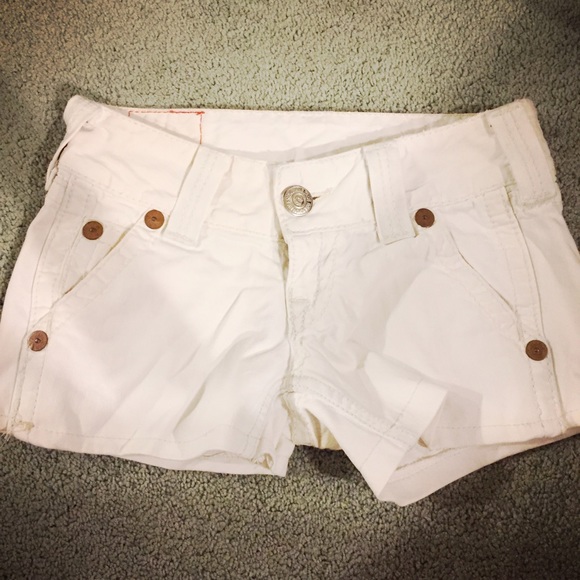 White True Religion Shorts