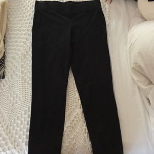 Cropped Express Black Leggings