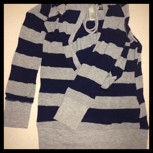 Striped Hoodie Sweater - Picture 2 of 4