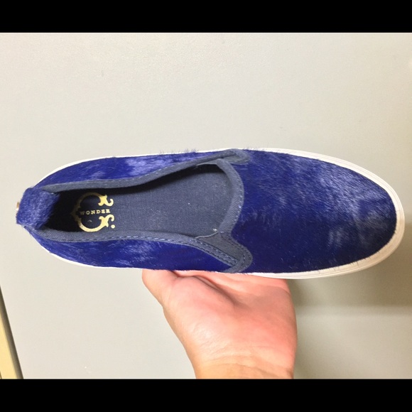 BRAND NEW! C. Wonder "pony hair" slip on sneakers
