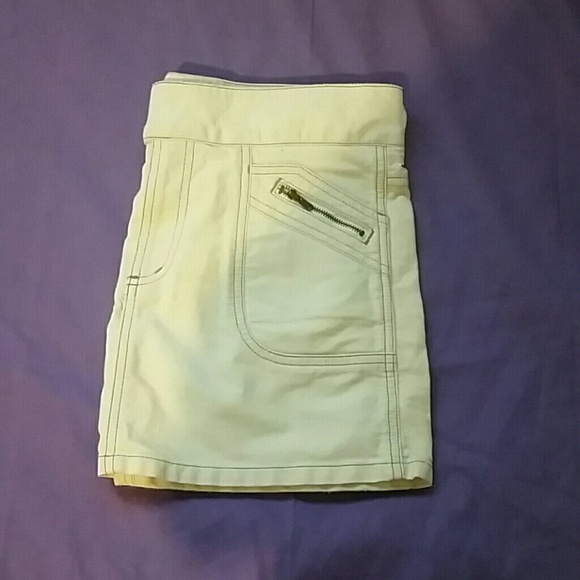 White skirt