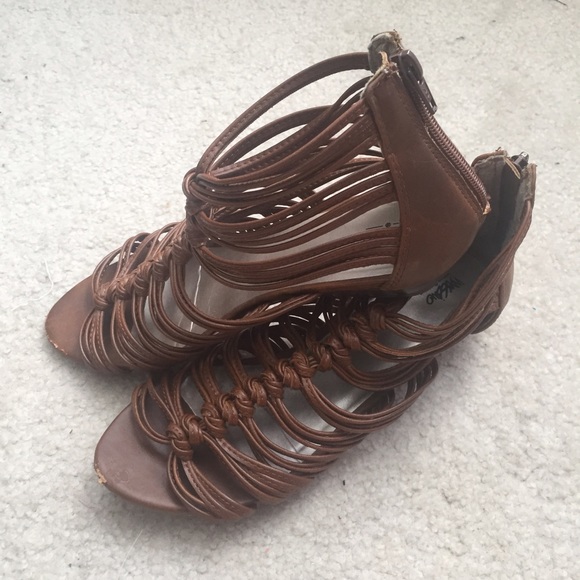 Mossimo Shoes - Brown gladiator sandals