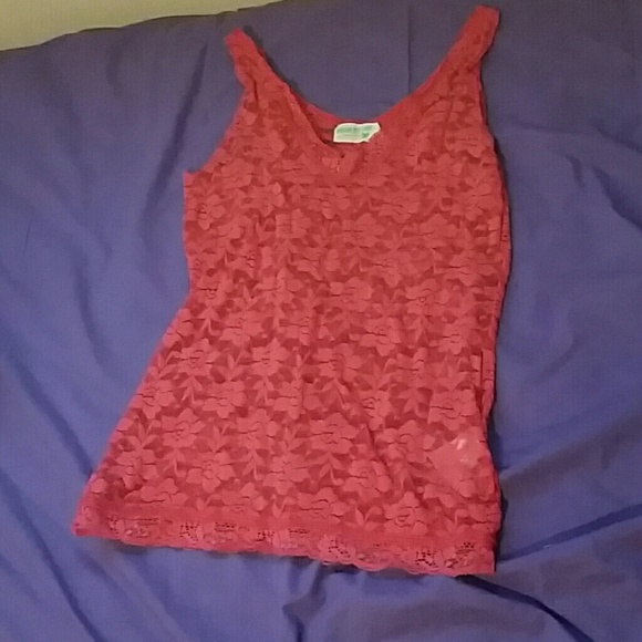 Lace tank top