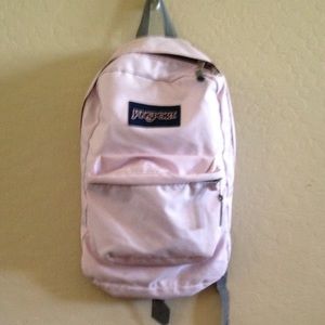 Light Pink Jansport Backpack