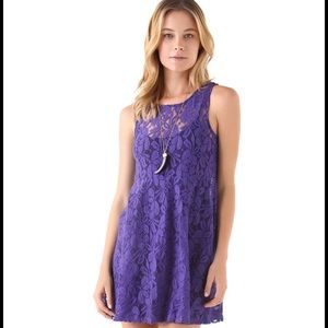Free People The Miles of Lace Tank Dress