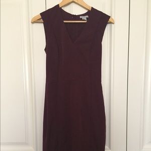 Oxblood Work Dress