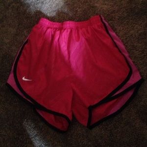 Nike DRI-FIT pink shorts