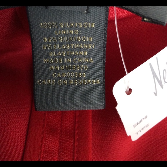Zac Posen Red Blouse Sz 4