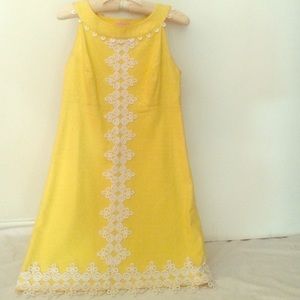 Lolly Pulitzer Yellow Shift Dress