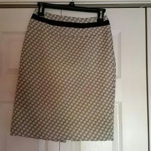 Black and white skirt