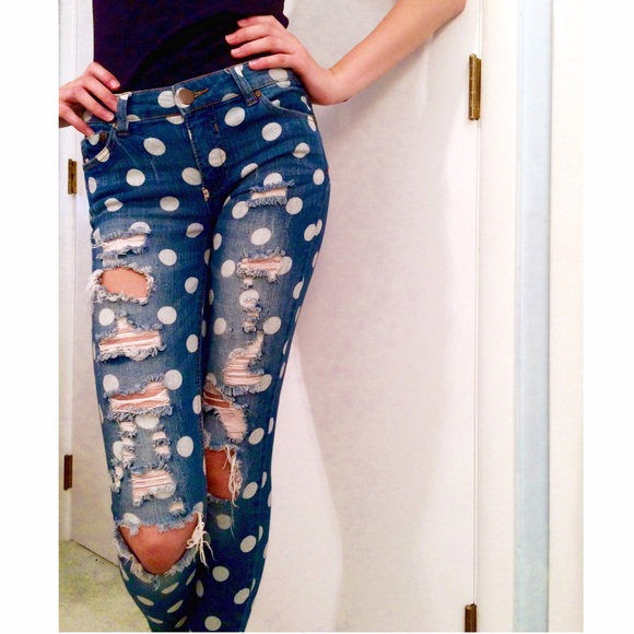 polka dot jeans forever 21