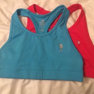 Bundle Blue and Pink sports bras