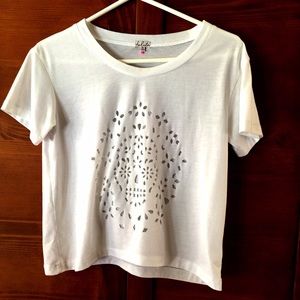 Aritzia Talula white t-shirt.