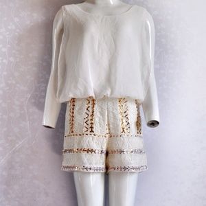 Elegantly casual white jumpsuit