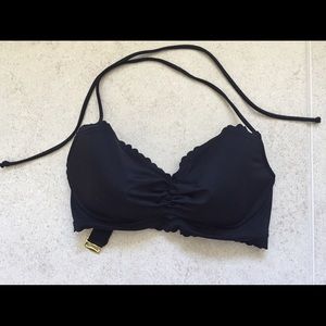 Victoria Secret push up scallop swim top