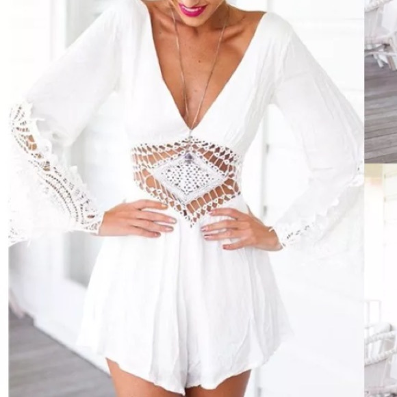 White Romper