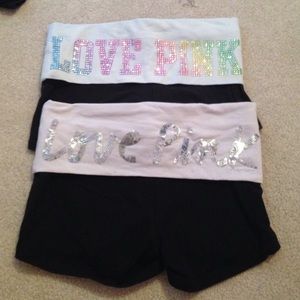 Two Victoria's Secret PINK shirt yoga pants
