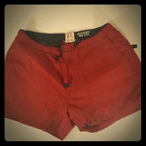 Abercrombie & Fitch Red Shorts