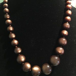 Brown Pearl Necklace