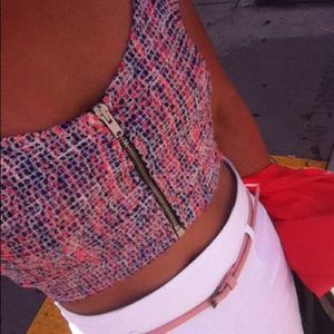 Top Shop Zipped Bustier