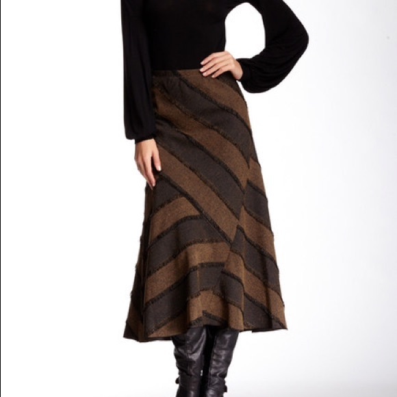 Insight knit long skirt