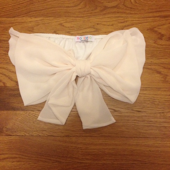 Bow Crop Top or Bralette